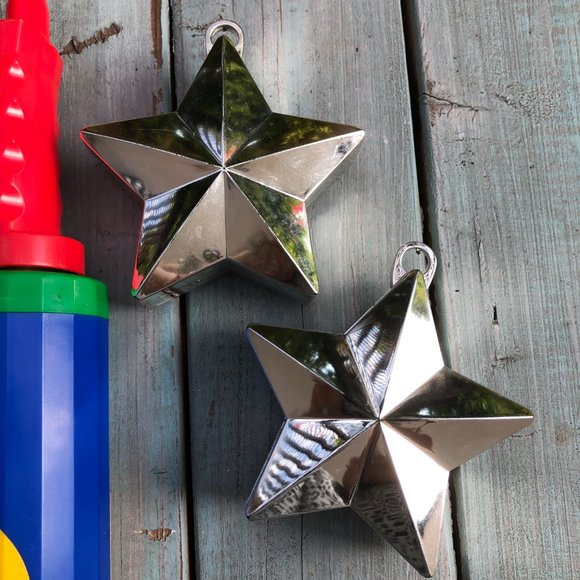 Hand Held Balloon Air Pump Bundle with Weights & Balloons - Picture 3 of 8